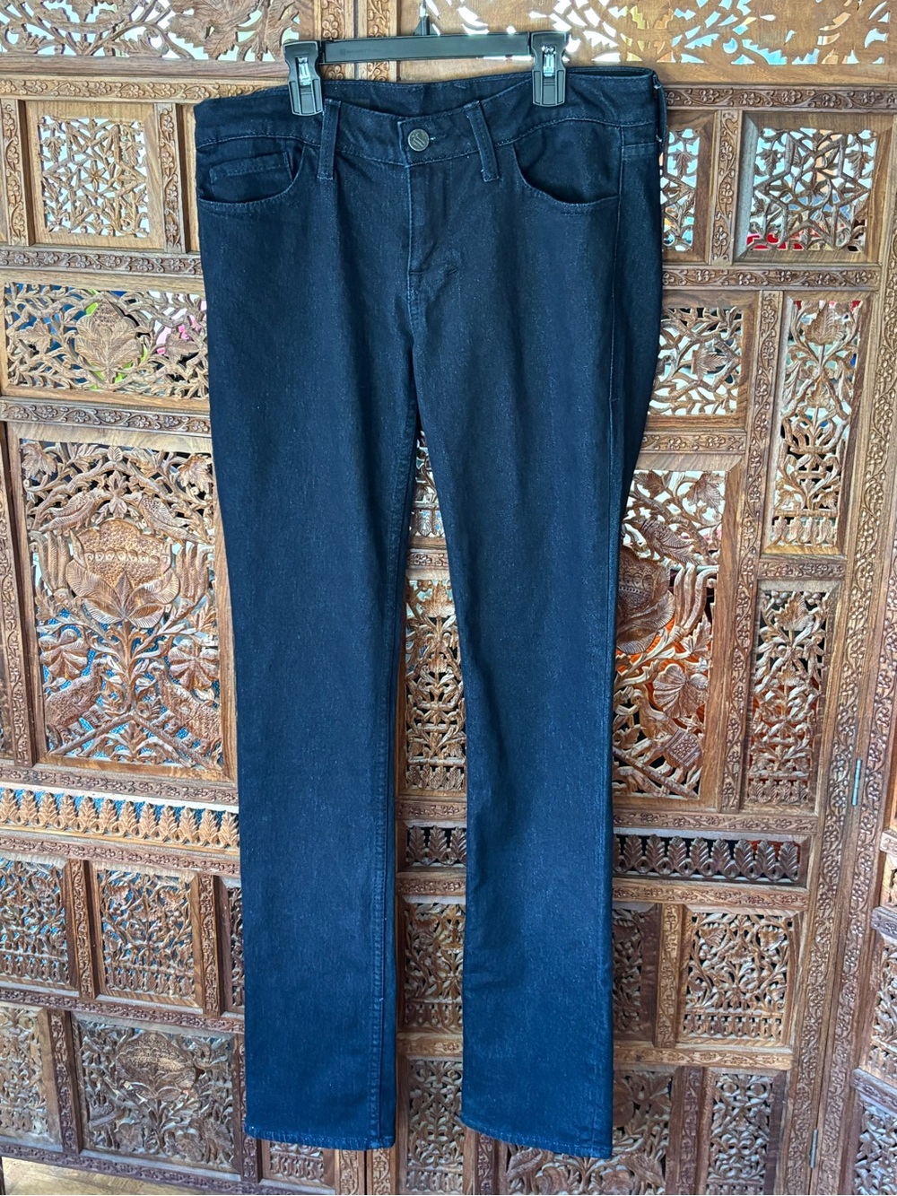 William Rast Women's Straight Leg Jeans in Black